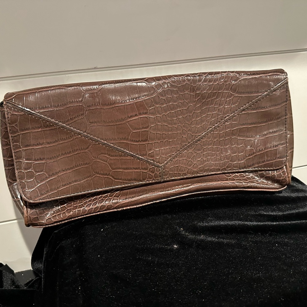 Simple Brown Clutch Bag